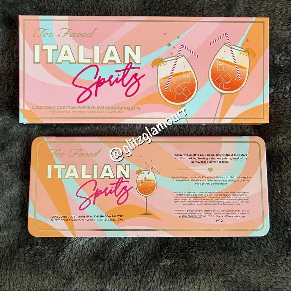 ✨🍹Too Faced Italian Spritz Eyeshadow Palette🍹✨